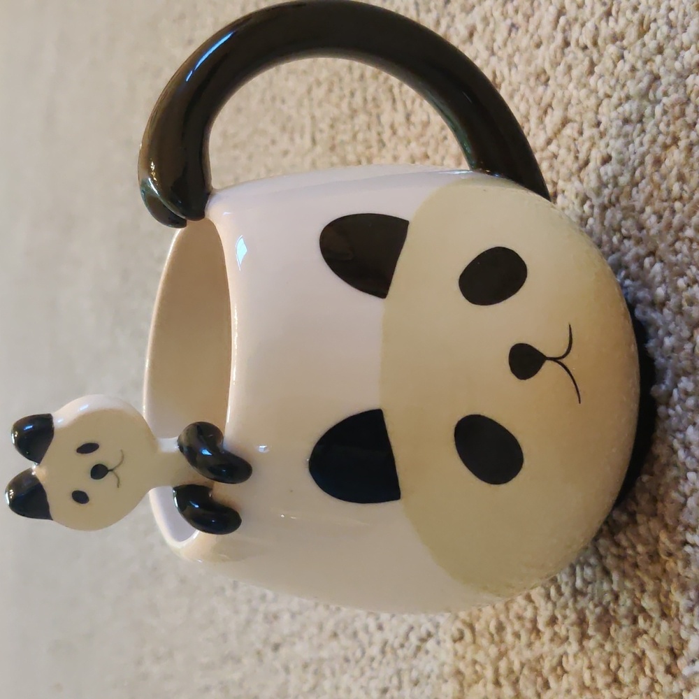 Concombre Panda Mug with Panda Stir Spoon 🐼